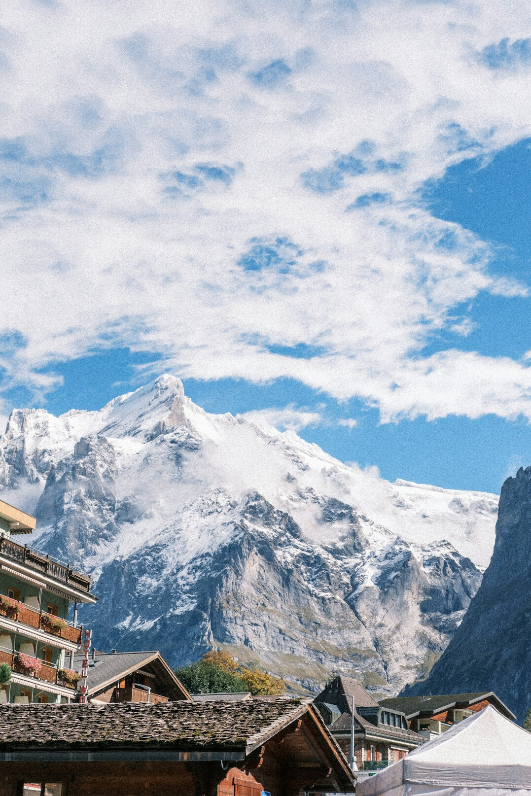 swiss alpine landscape